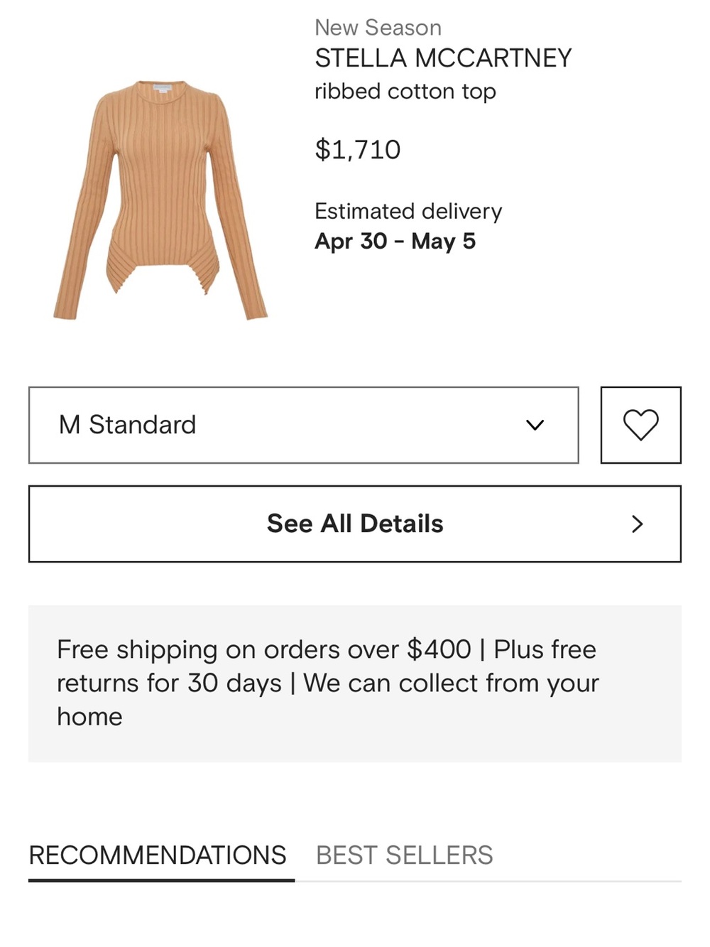 Stella McCartney 🐪 Camel Rib Knit SET - Picture 4 of 13